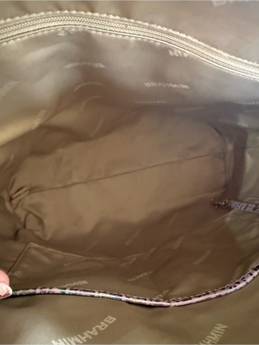 Brahmin Large Duxbury In Violet Wonderland - Picture 3 of 10
